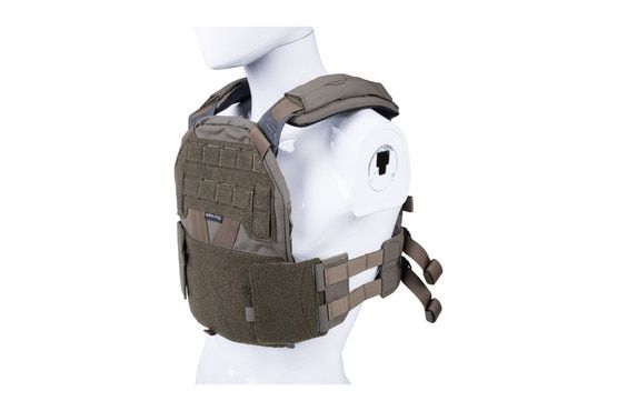 Agilite K Zero Low Profile Plate Carrier in Ranger Green has closed-cell foam for comfort.